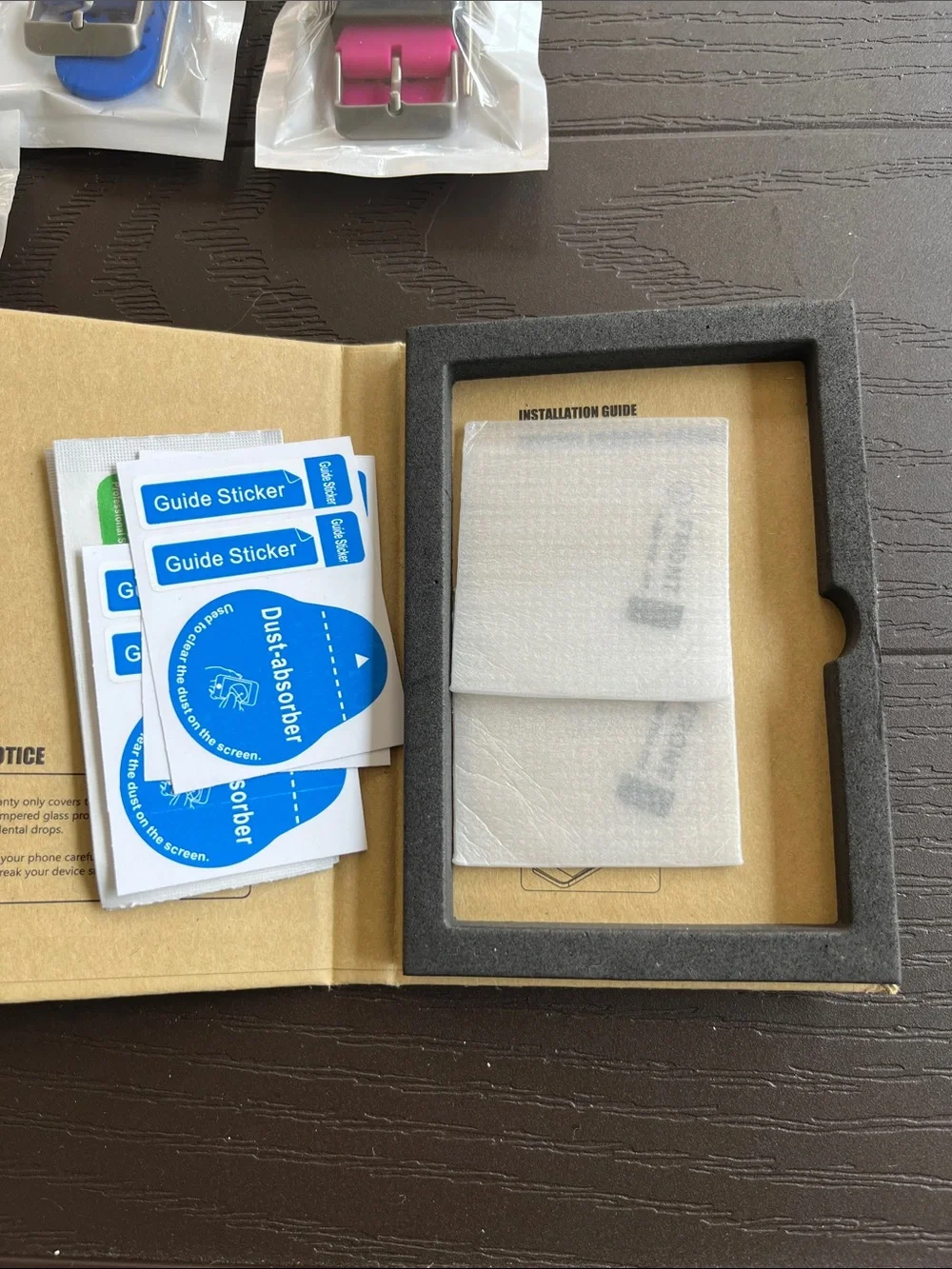 Garmin Forerunner 235 watch band & screen protector lot